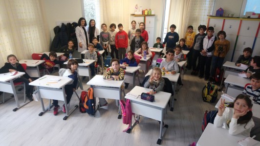 5-B'DEN KARDEŞ SINIFA ZİYARET