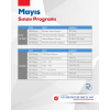 MAYIS AYI ONLİNE SINAV PROGRAMI  