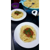 BU HAFTA GASTRONOMİ KULÜBÜ ÖĞRENCİLERİ DÜNYA MUTFAĞINDAN ''BOLONEZ SOSLU SPAGETTİ'' TARİFİNİ UYGULAYARAK HEM ÖĞRENDİLER HEM EĞLENDİLER.