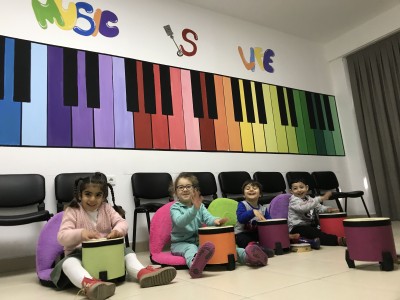 KOZA SINIFI MÜZİK DERSİNDE ORFF ÇALGILARIYLA RİTM ÇALIŞMASI YAPTI.