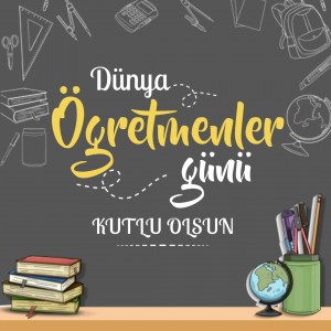 5 EKİM DÜNYA ÖĞRETMENLER GÜNÜ KUTLU OLSUN.