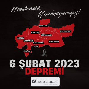 6 ŞUBAT'I UNUTMADIK, UNUTMAYACAĞIZ.